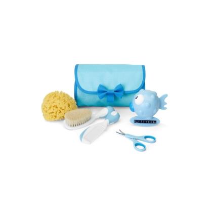 O meu primeiro conjunto de higiene  azul