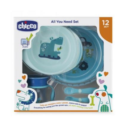 Conjunto de papa  azul