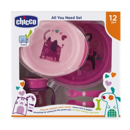 Conjunto de papa  rosa