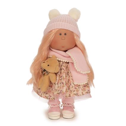 Boneca Mia Gorro Rosa