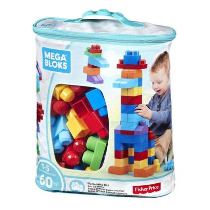 Mega Bloks Bolsa 60 Peças Azul