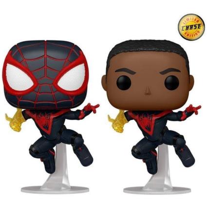 Figura Pop! Marvel Spider-Man Miles Morales Miles Clássico Chase Aleatória - FUNKO