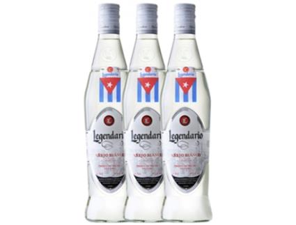 Rum LEGENDARIO Legendario Añejo Blanco (0.7 L - 3 unidades)