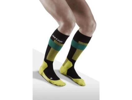 Meias para Homem de Ski CEP COMPRESSION (Tamanho 4 - Verde)