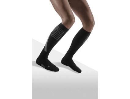 Meias para Mulher de Ski CEP COMPRESSION (Tamanho 3 - Preto)