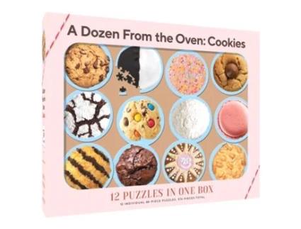 Livro 12 puzzles in one box: a dozen from the oven: cookies de chronicle books (inglês)