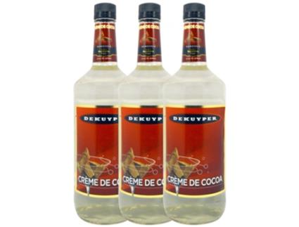 Licor DE KUYPER De Kuyper Cacao White (1 L - 3 unidades)