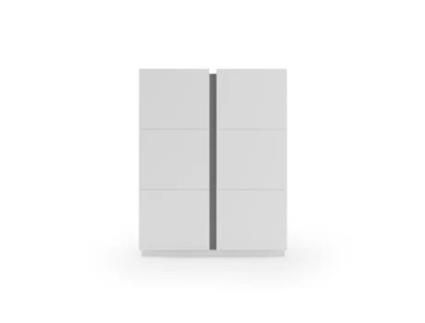 Sapateiro HERDASA Hessa Branco, Cinzento (90 x 95 x 35 cm)