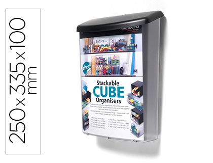 Caixa de Correio Exterior  Din A4 c/ Inibidores Uv 250X335X100 mm