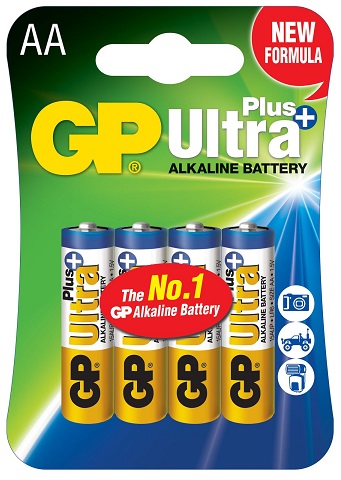 Blister 4 Pilhas Alcalinas LR6 AA (ULTRA PLUS+) - 