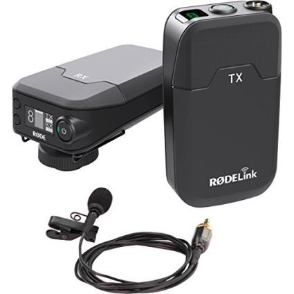 Central Microfone s/ Fios Profissional p/ Filmagens link FilmMaker Kit - 