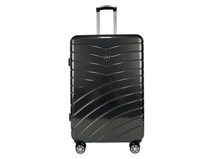Mala De Viagem Média Rigida Airport Cinzento Escuro 8 Rodas 65cm
