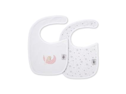 Babetes Interbaby Estrelas Rosa Pack 2 Unidades