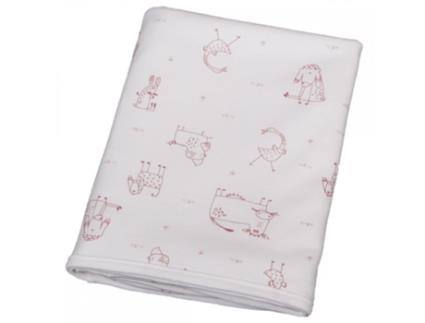 Manta BLANC AVENUE BÉBÉ (75 x 100 cm - 100% Algodão - Rosa)