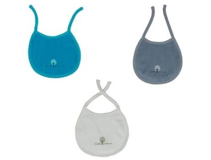 Conjunto de 3 Babetes para Bebé EVEIL ET NATURE 0-3 meses (100% Algodão - Multicor)