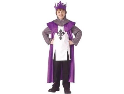 Fato de Menino DISFRAZZES Rei Medieval Roxo (Tam: 3 a 4 anos)