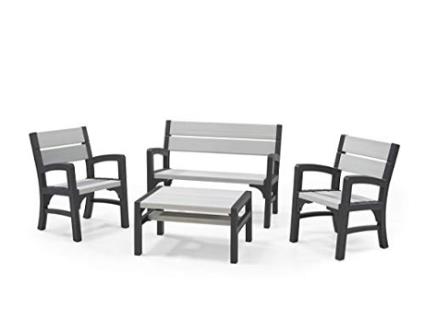 Conjunto Relax INDOOSTRIAL Keter Conjunto de Jardim (115x75x50 cm)