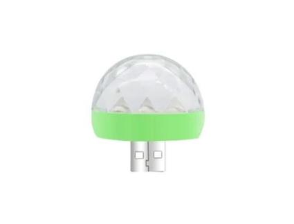 Luzes de Festa Rgb Bola Mágica 3W Android USB SLOWMOOSE[Porto Maçã Verde / Android]