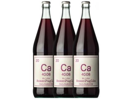 Vinho CALCARIUS Calcarius Rosso Nù Litr Negroamaro Puglia (1 L - 3 unidades)
