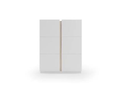Sapateiro HERDASA Hessa Branco, Carvalho (90 x 95 x 35 cm)