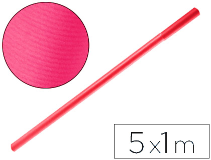 Papel Kraft Fucsia Rolo 5X1 Mt