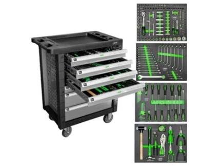 CARRO DE 7 GAVETAS -  CINZENTO JBM