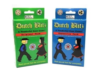 Jogo de Cartas 2 Pcs Dutch Blitz Basic Plus Expand Family Party Game Cards (Idade Mínima: 3 Anos - Dificuldade: Intermédia)