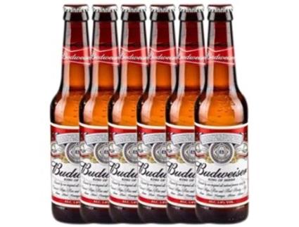 Cerveja BUDWEISER 0.33L (6 unidades)