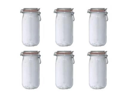 Conjunto de 6 Potes LE PARFAIT (1,5l)