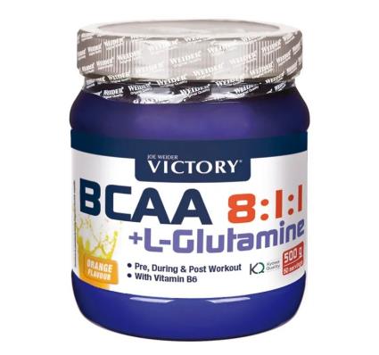 Victory BCAA 8:1:1 + Glutamine - 500 gr - Laranja