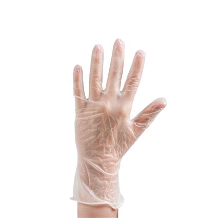 Luvas Vinil Transparente Pack 100