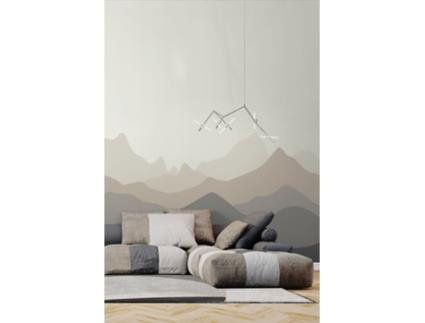 Papel de Parede SOKIOS (220 x 300 - Tecido - Multicor)