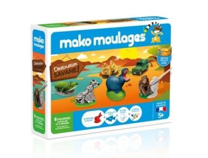 Jogo Criativo MAKO CRÉATIONS Savanna Molding Box (Idade Mínima Recomendada: 4 anos)