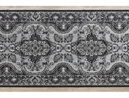 Passadeira Bcf Morad Wiosna Roseta Cinzento 90 cm