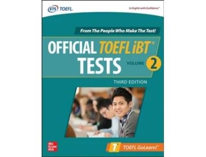 Livro official toefl ibt tests volume 2, third edition de educational testing service (inglês)
