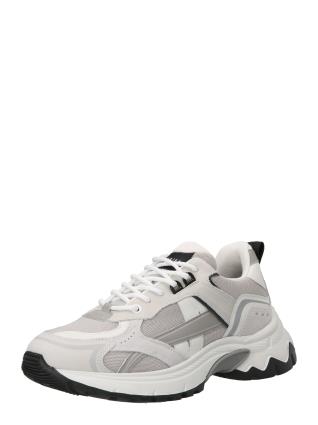 Nubikk Sapatilhas baixas  cinzento / cinzento claro / preto / branco