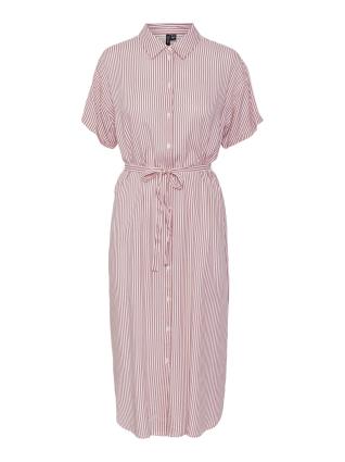 VERO MODA Vestidos camiseiros  rosé / branco