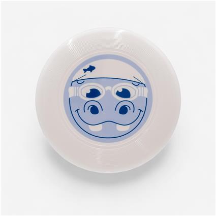 Minidisco Voador Criança Hipopótamo Branco