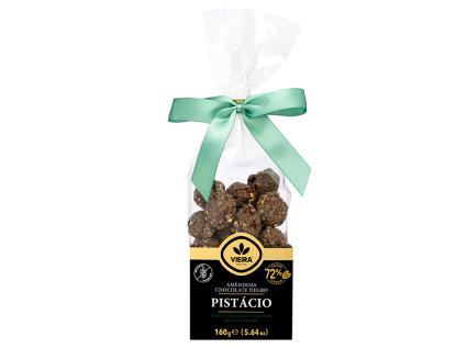 Amendoa Choc Vieira Ch.negro/pistachio 160g