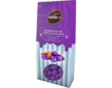 Amêndoa Candycat Lilás Caixa Silver 150g
