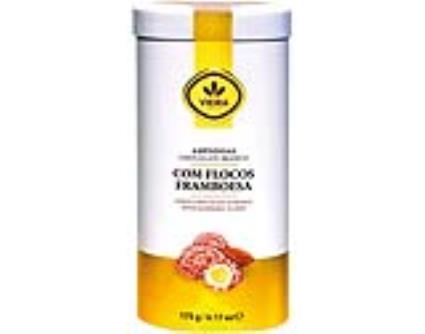 Amêndoa Vieira De Castro Chocolate Branco Com Framboesa Lata 175g