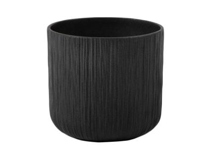 Vaso Gen In&out Preto Ø19 Cm