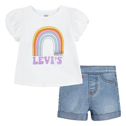 Levi's Kids Conjunto t-shirt e calções