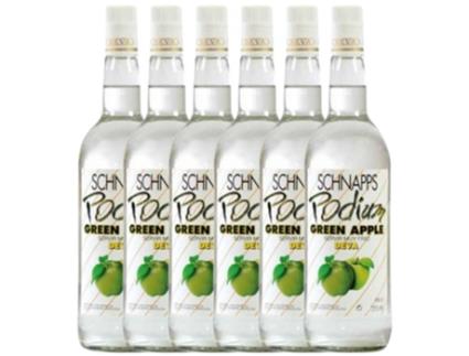 Licor DEVA VALLESANA Schnapp Deva Vallesana Licor Podium Manzana (1 L - 6 unidades)