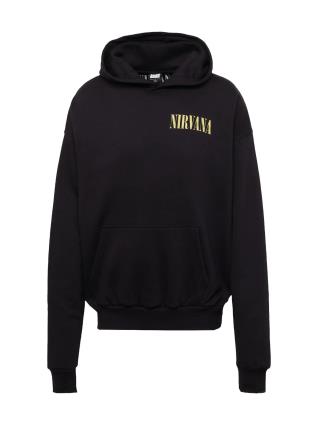 AMPLIFIED Sweatshirt 'NIRVANA'  castanho / amarelo claro / preto