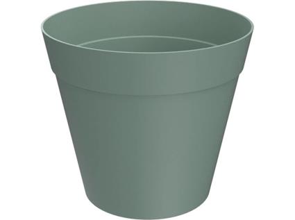 Vaso Plástico Garden Star Verde Diam 25cm