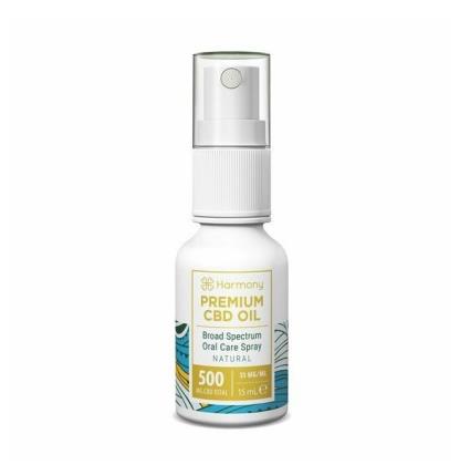 CBD Spray Oral Care 500 mg, 15 ml, Natural - Harmony