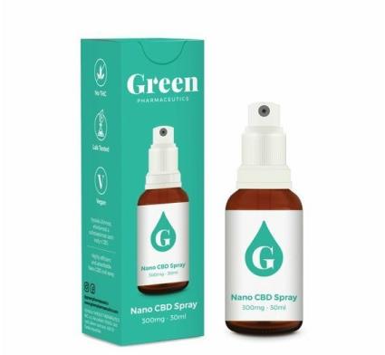 Nano CBD Spray 300mg, 30ml - Green Pharmaceutics