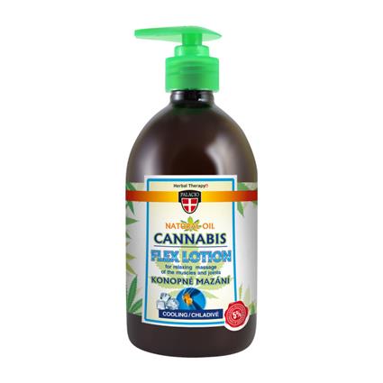 Gel de Massagem Flex Refrescante com Doseador CANNABIS 500ml - Palácio