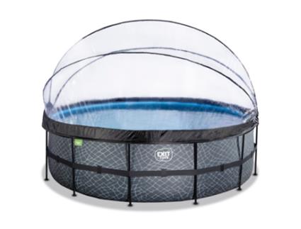 Piscina Tubular EXIT TOYS (TU - Cinzento)